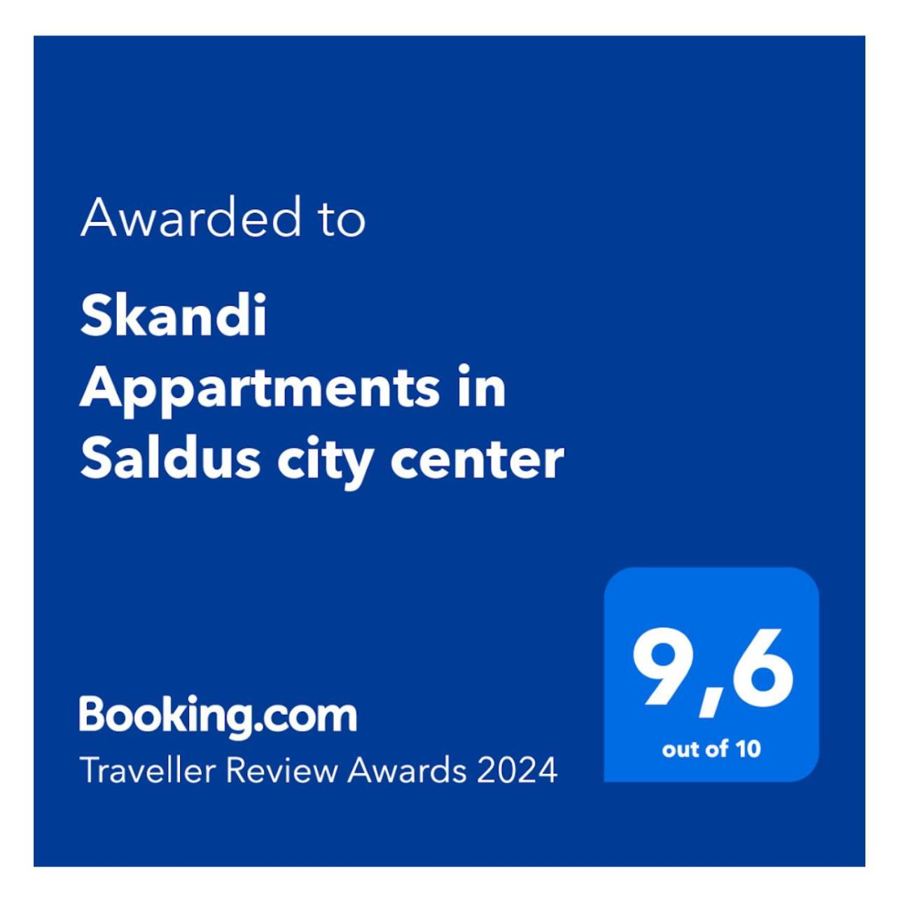 Skandi Appartments In Saldus City Center Buitenkant foto