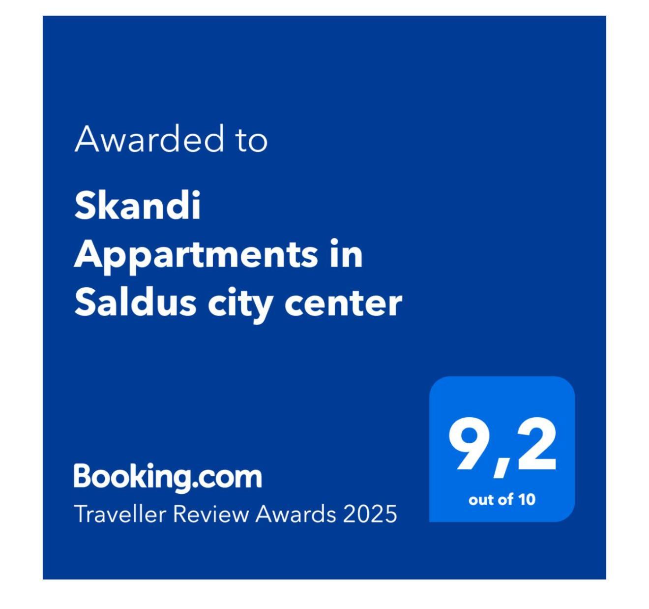 Skandi Appartments In Saldus City Center Buitenkant foto